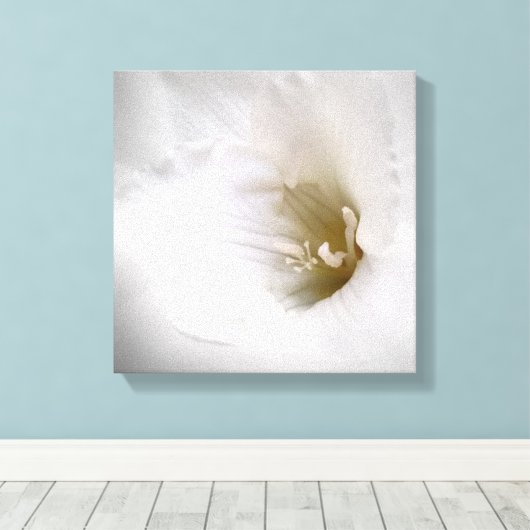 Weißes Gefrierwasser Leinwanddruck (Insitu (Holzboden))