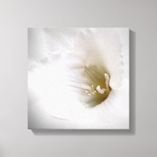 Weißes Gefrierwasser Leinwanddruck (Vorderseite)