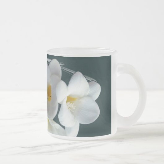 Weißes Gefrierwasser Mattglastasse (Rechts)