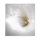 Weißes Gefrierwasser Notizblock (Vorderseite)