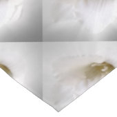 Weißes Gefrierwasser Tischdecke (Schrägansicht)
