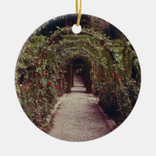 Weißes Generalife, das Alhambra, Granada, Spanien Keramikornament