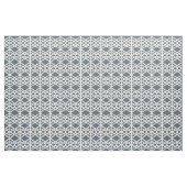 Weißes geometrisches auf dunklem Hintergrundgewebe Stoff (Fat Quarter (45,7 x 55,9 cm))