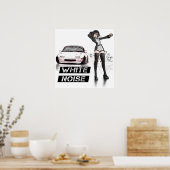 Weißes Geräusch MX5 Miata Poster (Küche)