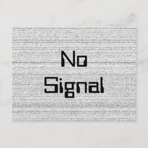 Weißes Geräusch. Schwarz-Weiß-Schneekorn. Postkarte