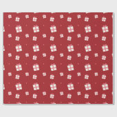 Weißes Geschenkpapier (Flach)