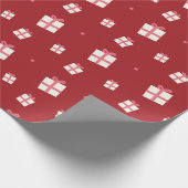 Weißes Geschenkpapier (Ecke)