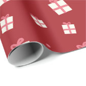 Weißes Geschenkpapier (Rolleneckpunkt)