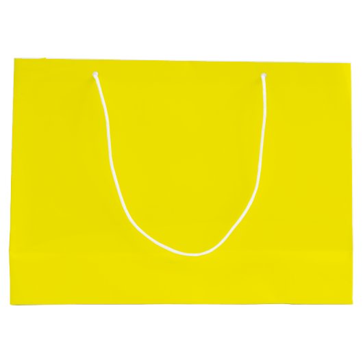 Weißes Geschenktasche mit eigener Marke | Große Gl Große Geschenktüte (Rückseite)