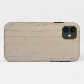 Weißes gewaschenes Holzkörnchen Case-Mate iPhone Hülle (Rückseite (Horizontal))