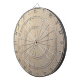 Weißes gewaschenes Holzkörnchen Dartscheibe (Vorderseite rechts)