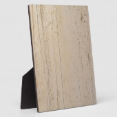 Weißes gewaschenes Holzkörnchen Fotoplatte (Seite)