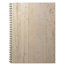 Weißes gewaschenes Holzkörnchen Notizblock