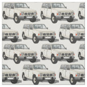 Weißes Gewebe des LKW-4X4 Stoff (Muster)