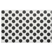 Weißes Gewebe mit großen schwarzen Tupfen Stoff (Fat Quarter (45,7 x 55,9 cm))