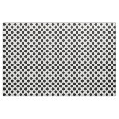 Weißes Gewebe mit schwarzen Polka-Punkten Stoff (Fat Quarter (45,7 x 55,9 cm))
