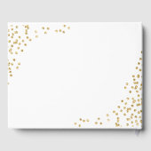 Weißes Gold Beileidsbekundung | Foto Memorial Gästebuch (Rückseite)