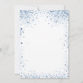 Weißes Goldkreuz Einladung (Rückseite)