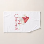 Weißes Goldweihnachten Badhandtuch Set (Handtuch)