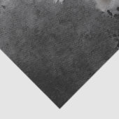 Weißes Graues Pferd Wasserfarbe Decoupage Seidenpapier (Detail)