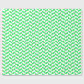 Weißes grünes und weißes Karton Geschenkpapier (Flach)