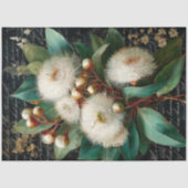 Weißes Gumnut-Dekoupage Seidenpapier (Vorderseite)