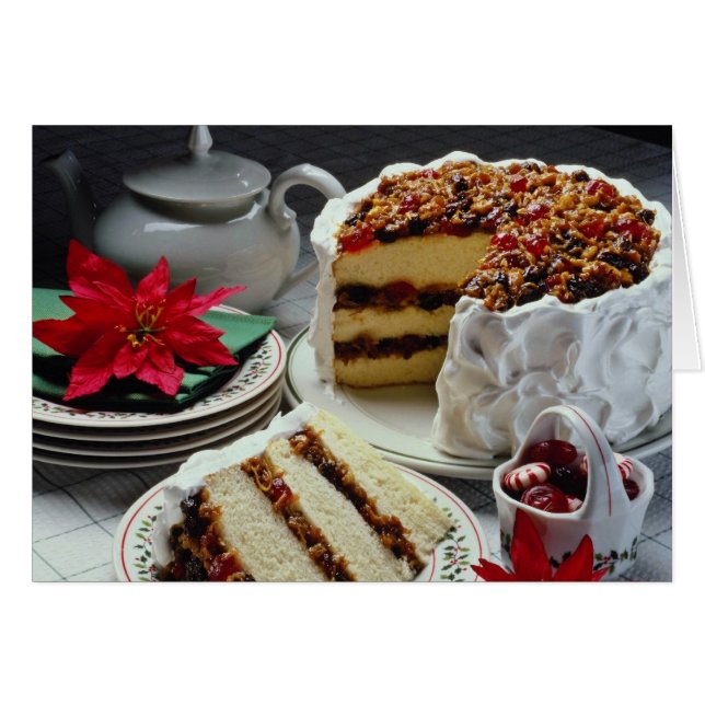 Weißes Hackfleisch, Schichtkuchen-Blumen der (Vorderseite (Horizontal))