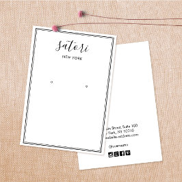 Weißes handgeschriebenes Signaturgrenzenschild