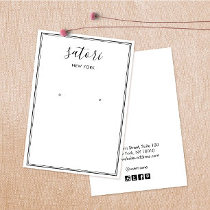 Weißes handgeschriebenes Signaturgrenzenschild