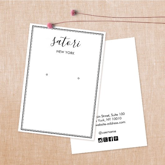 Weißes handgeschriebenes Signaturgrenzenschild