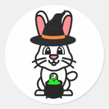 Weißes Hasen ist eine Hexe