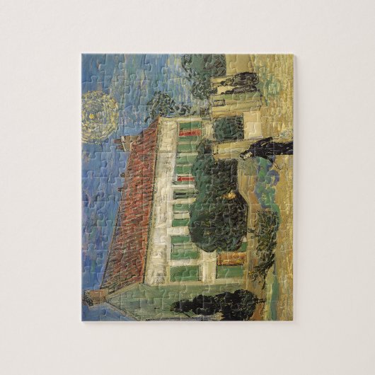 Weißes Haus am Abend von Vincent van Gogh Puzzle (Vertikal)