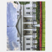 WEISSES HAUS FLEECEDECKE (Vorderseite)