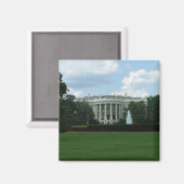 Weißes Haus Magnet (Vorderseite/Rückseite)