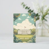 Weißes Haus Postkarte (Stehend Vorderseite)