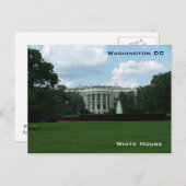 Weißes Haus Postkarte (Vorne/Hinten)