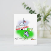 Weißes Haus prognostiziert Postkarte (Stehend Vorderseite)