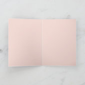 Weißes Heiliges Kreuz und Bouquet Karte (Innenseite)