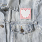 weißes Herz im Rosa Button (Beispiel)