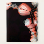 "Weißes Herz in Schwarz von der Sonne" Planer (Rückseite)