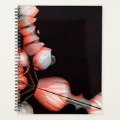 "Weißes Herz in Schwarz von der Sonne" Planer (Vorderseite)