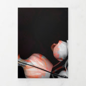 "Weißes Herz in schwarz von Sonne" & Indifferenz Dreifach Gefaltete Urlaubskarte (Cover)