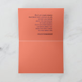 "Weißes Herz in schwarz von Sonne" & Reise Karte (Innenseite)