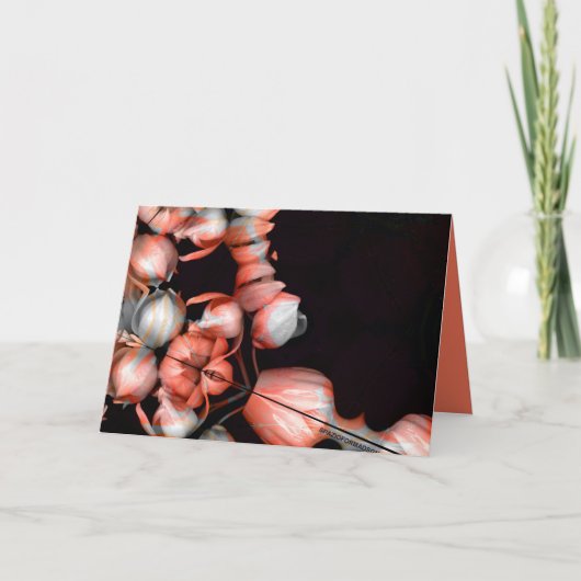 "Weißes Herz in schwarz von Sonne" & Reise Karte (Vorderseite)