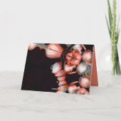 "Weißes Herz in schwarz von Sonne" & Stille Karte (Rückseite)