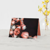 "Weißes Herz in schwarz von Sonne" & Zukunft Karte (Gelbe Blume)