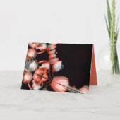 "Weißes Herz in schwarz von Sonne" & Zukunft Karte (Vorderseite)