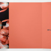 "Weißes Herz in schwarz von Sonne" & Zweifel Dreifach Gefaltete Urlaubskarte (Innenseite Mitte)