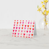 Weißes Herz Karte (Gelbe Blume)