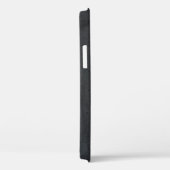 Weißes Herz, schwarz geformt Case-Mate iPhone Hülle (Rückseite / Rechts)